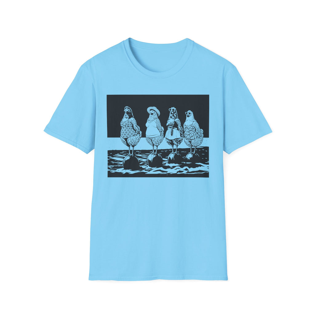 Beach Ball Hens Dark T-Shirt