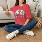 Baby Chicks in Clucks Drawing T-Shirt