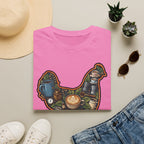 Hen Silhouette Coffee V T-Shirt