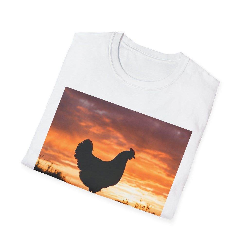 Hen Silhouette Fence T-Shirt