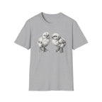 Baby Chicks in Clucks Drawing T-Shirt