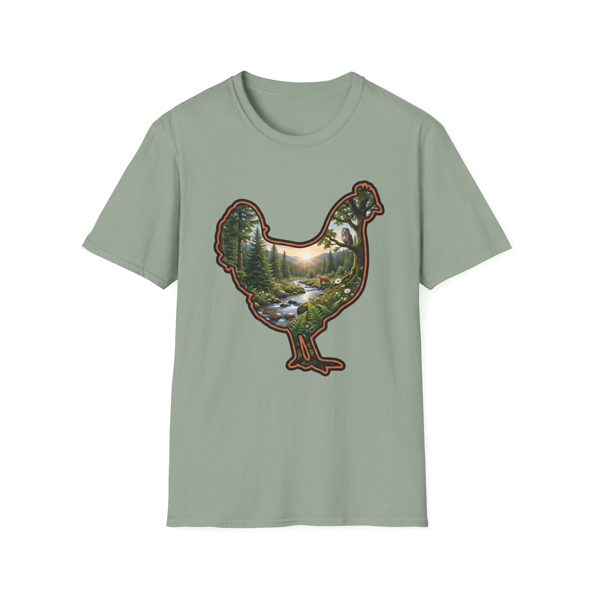Hen Silhouette Nature T-Shirt
