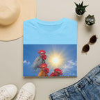 3 Rooster Sun T-Shirt