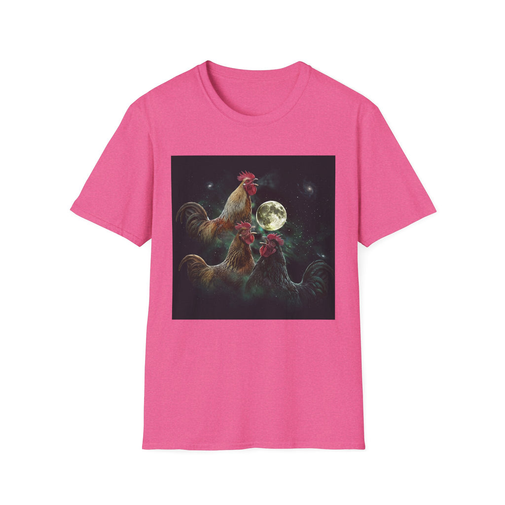3 Rooster Moon T-Shirt