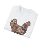 Hen Silhouette Needlepoint T-Shirt