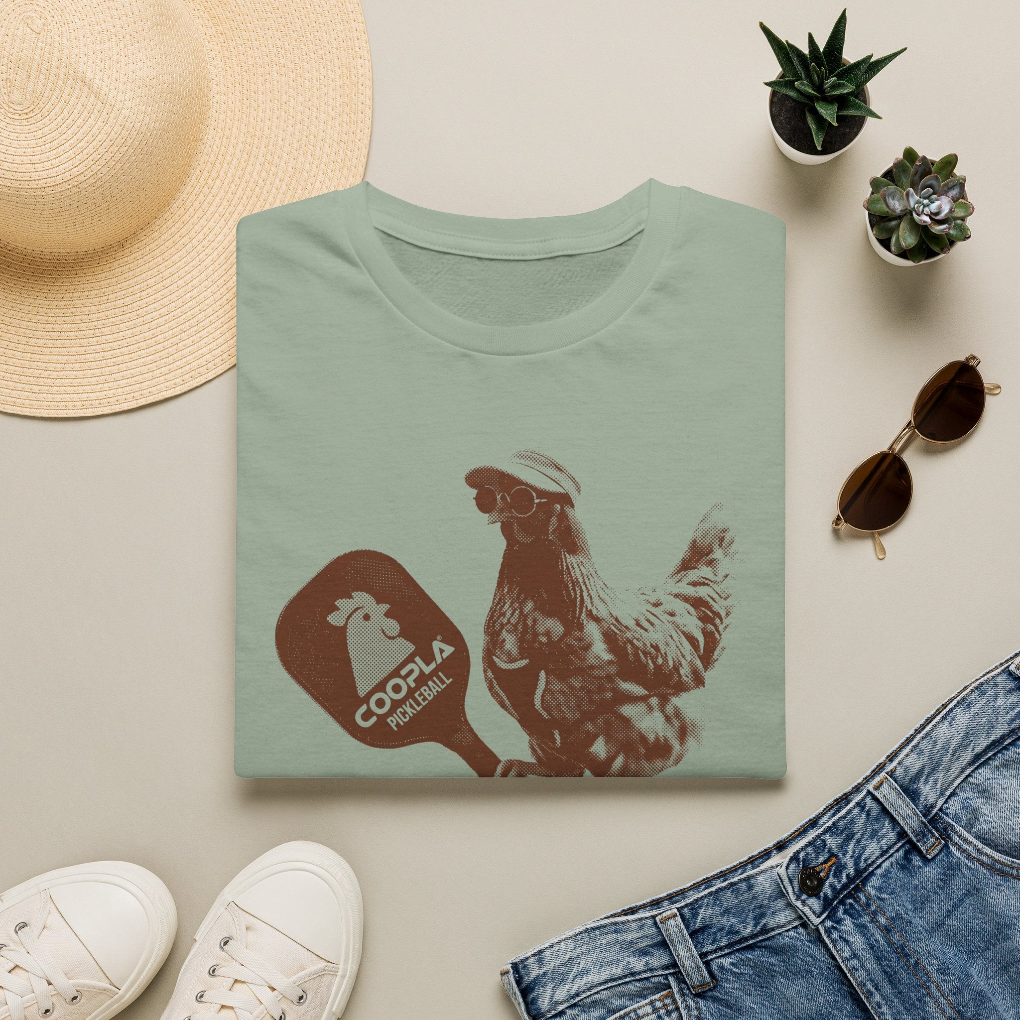Henny Coopla Pickleball Brown T-Shirt
