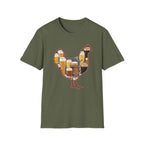 Hen Silhouette Beer V T-Shirt