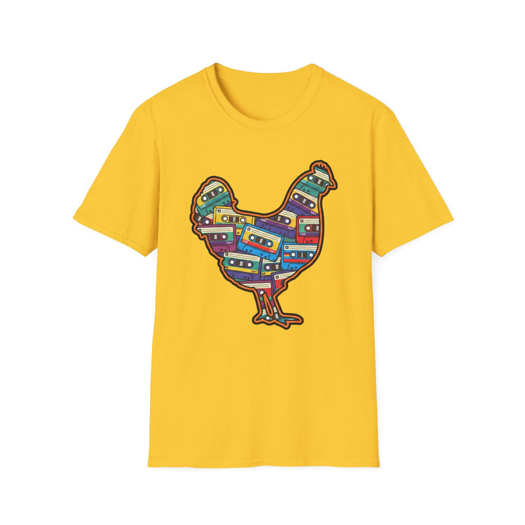 Hen Silhouette Cassettes V T-Shirt