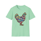Hen Silhouette Cassettes V T-Shirt