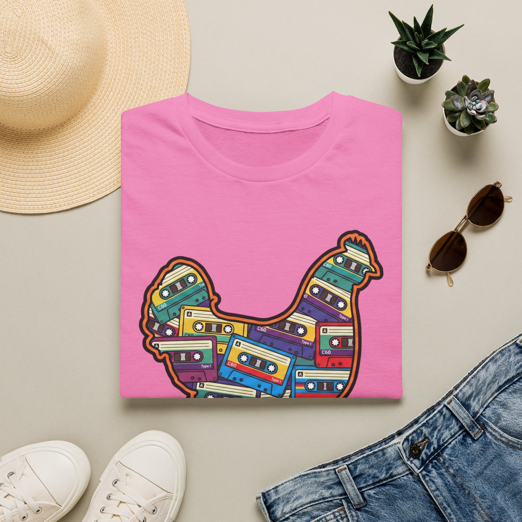 Hen Silhouette Cassettes V T-Shirt