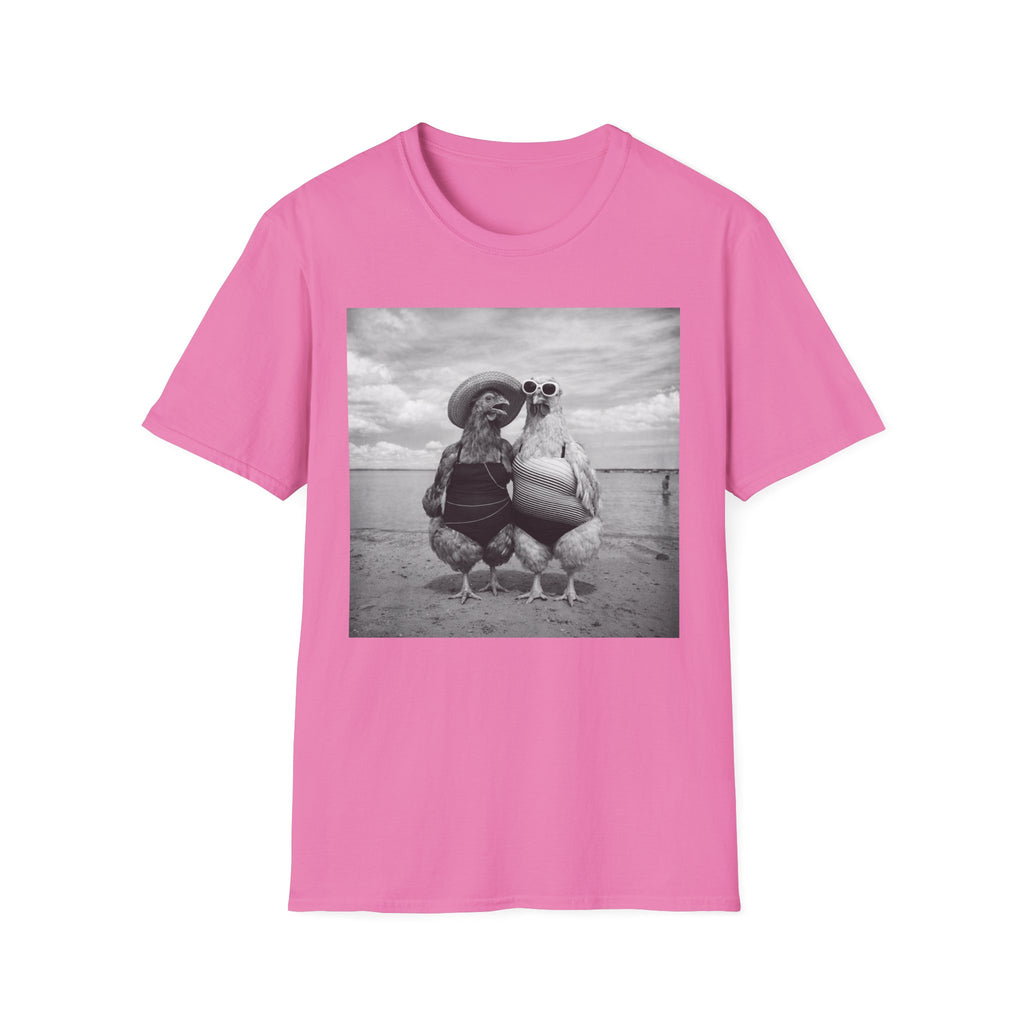 Day at the Beach B&W T-Shirt