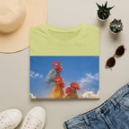 3 Rooster Sunrise Mountain T-Shirt