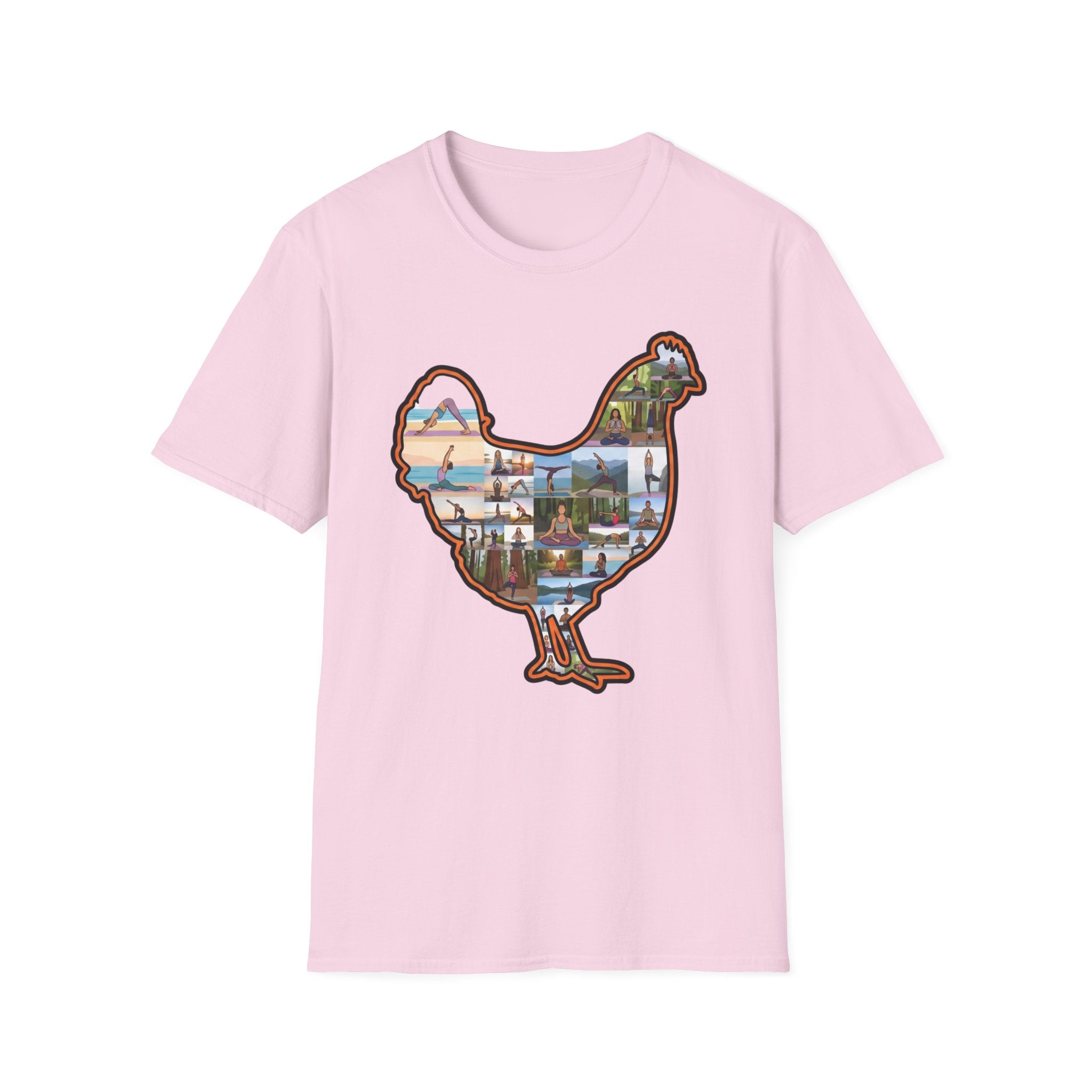 Hen Silhouette Yoga V T-Shirt