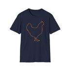 Hen Silhouette White T-Shirt