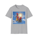 3 Rooster Sun T-Shirt