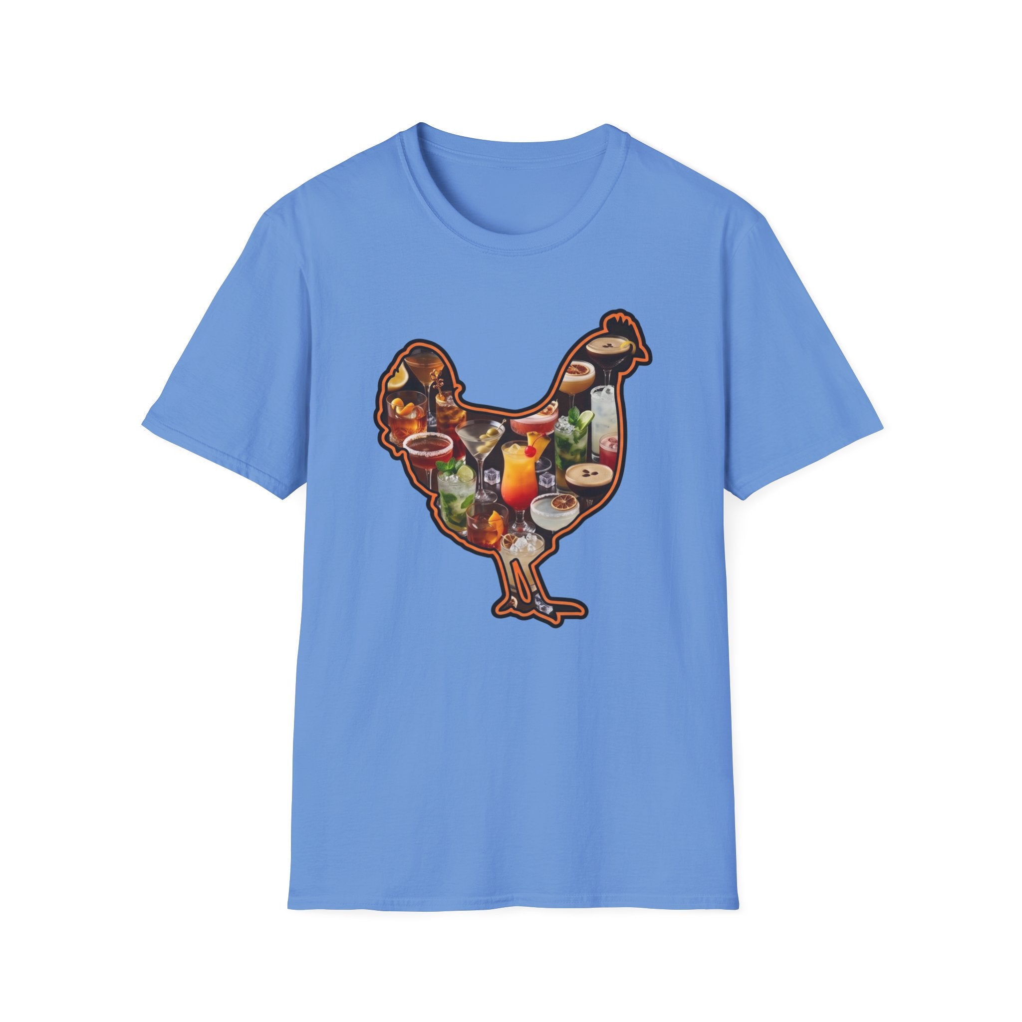 Hen Silhouette Cocktails T-Shirt