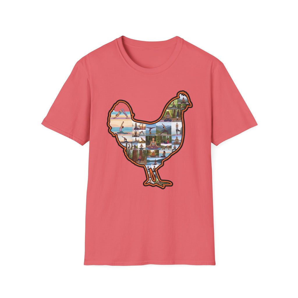 Hen Silhouette Yoga V T-Shirt