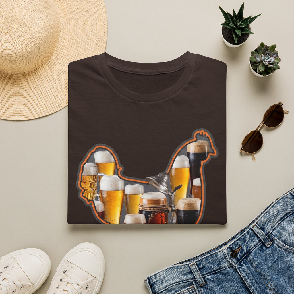 Hen Silhouette Beer T-Shirt