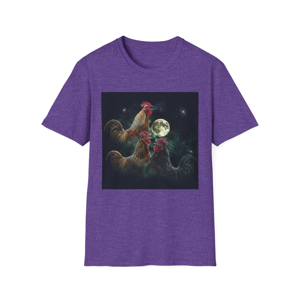 3 Rooster Moon T-Shirt