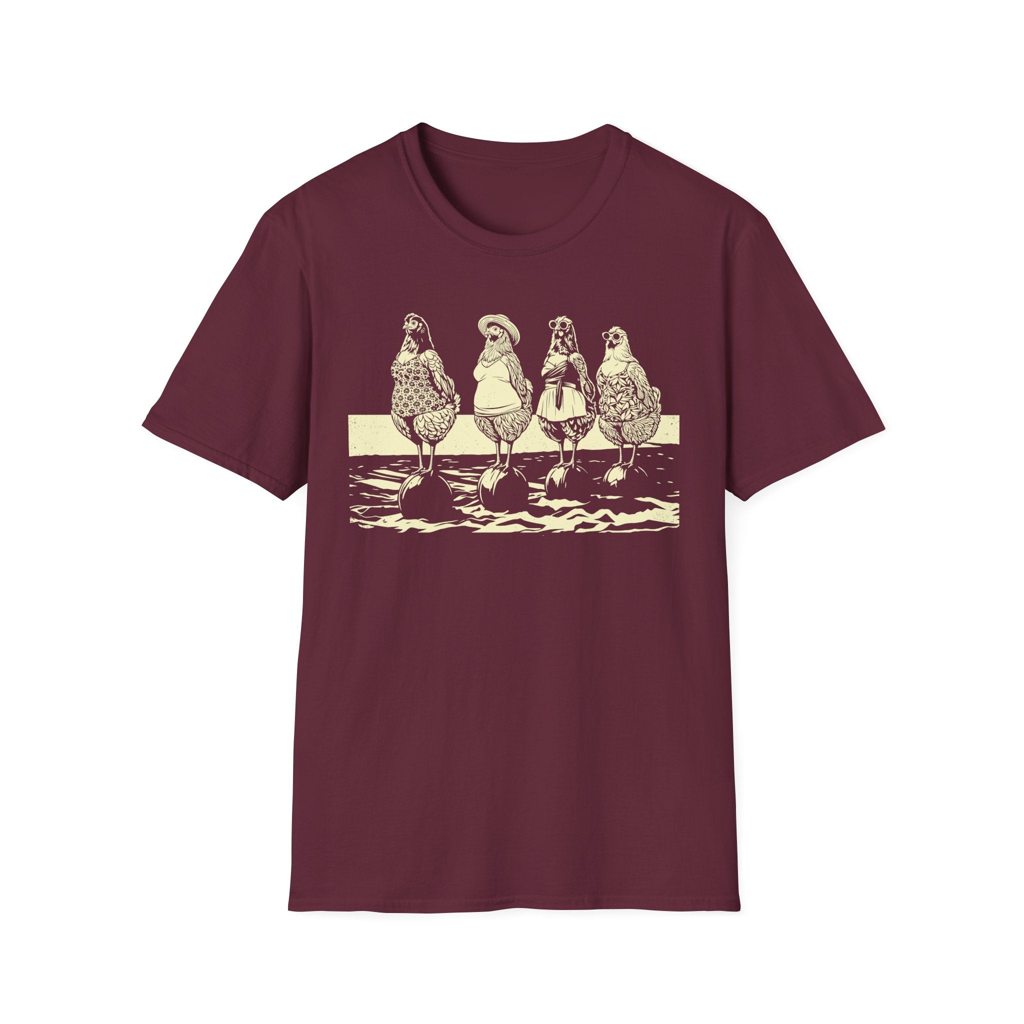 Beach Ball Hens Light T-Shirt