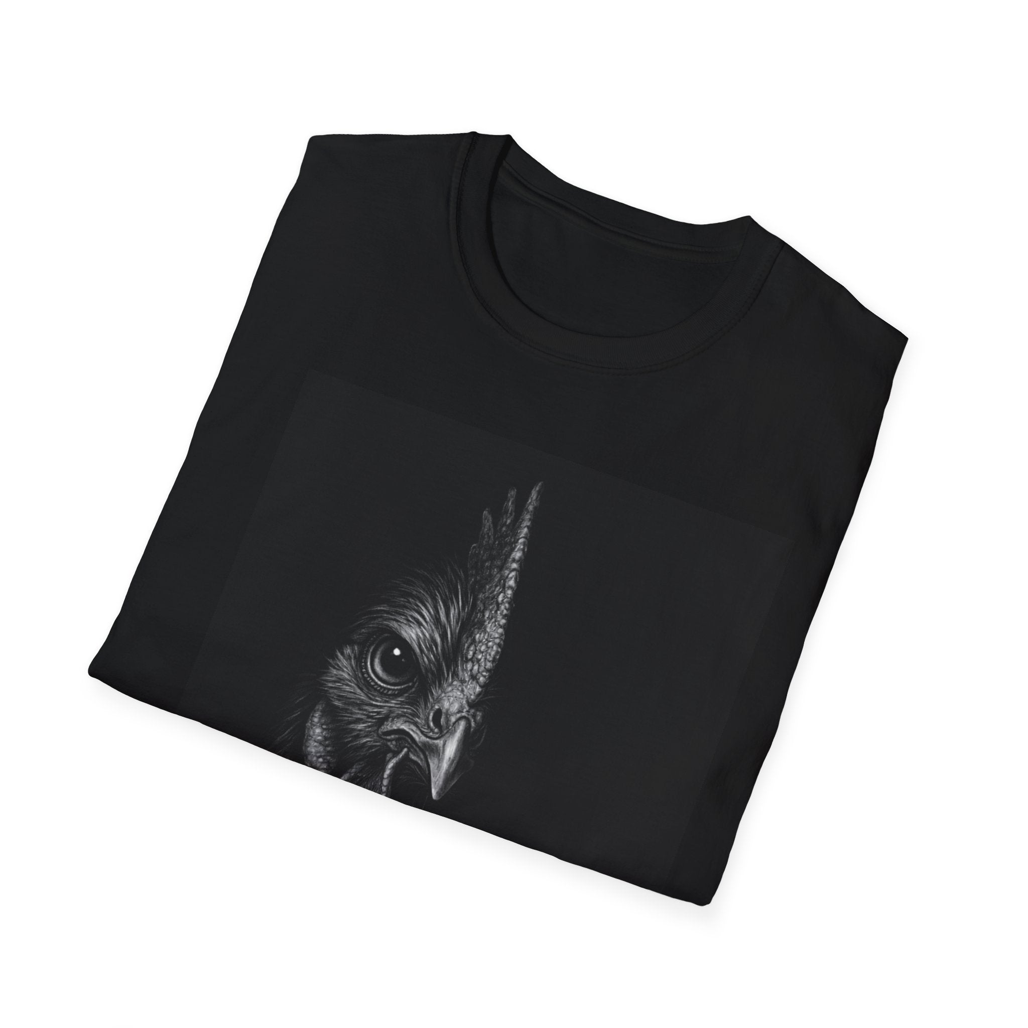Chicken Face Half T-Shirt