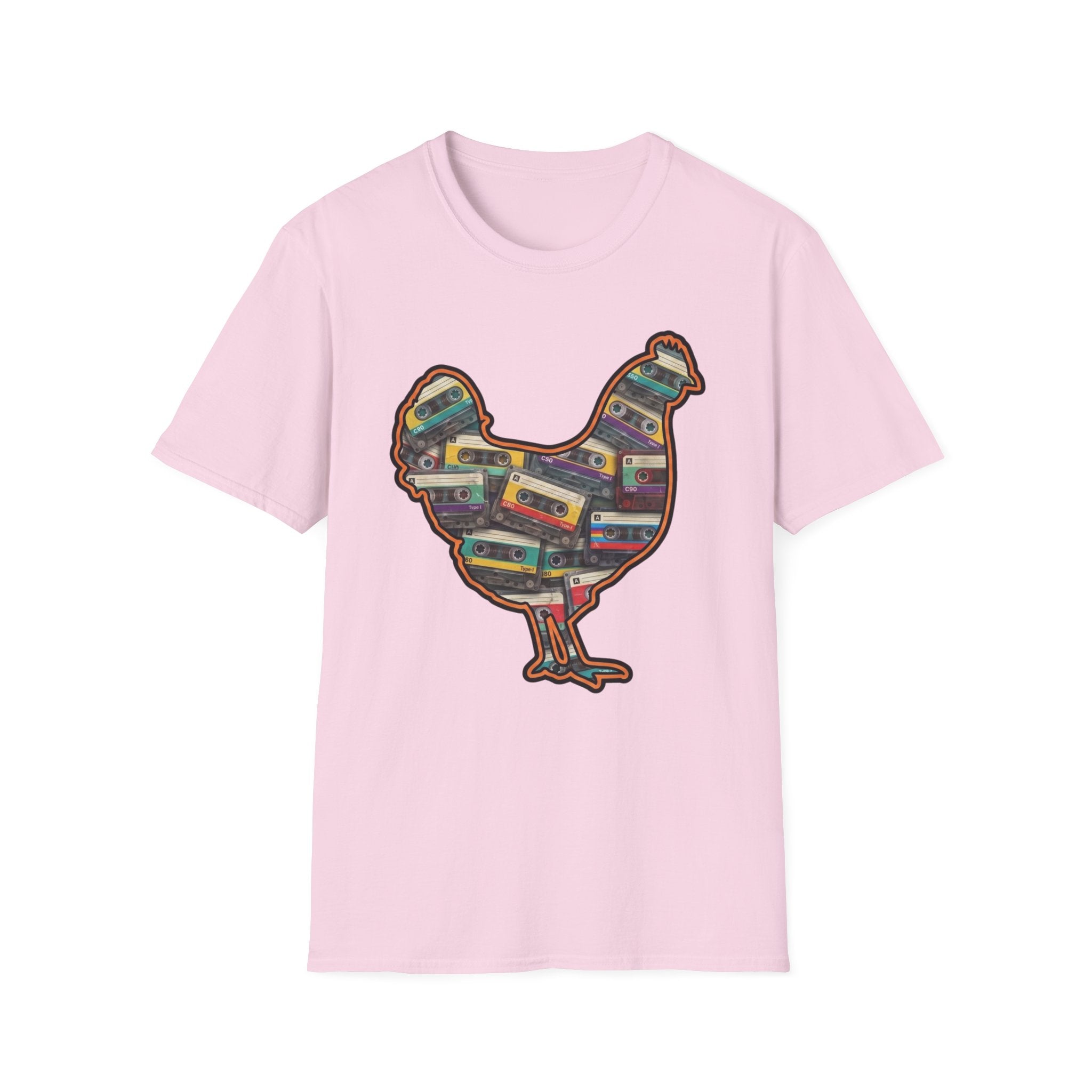 Hen Silhouette Cassettes T-Shirt