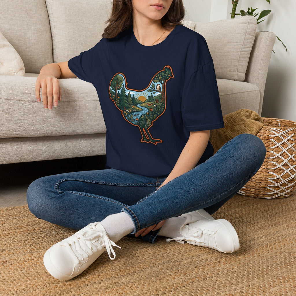 Hen Silhouette Nature V T-Shirt
