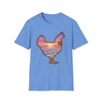 Hen Silhouette Beach V T-Shirt