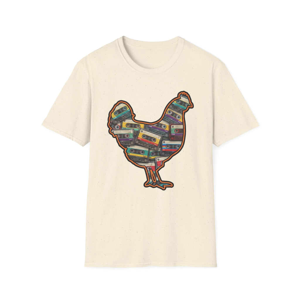 Hen Silhouette Cassettes T-Shirt