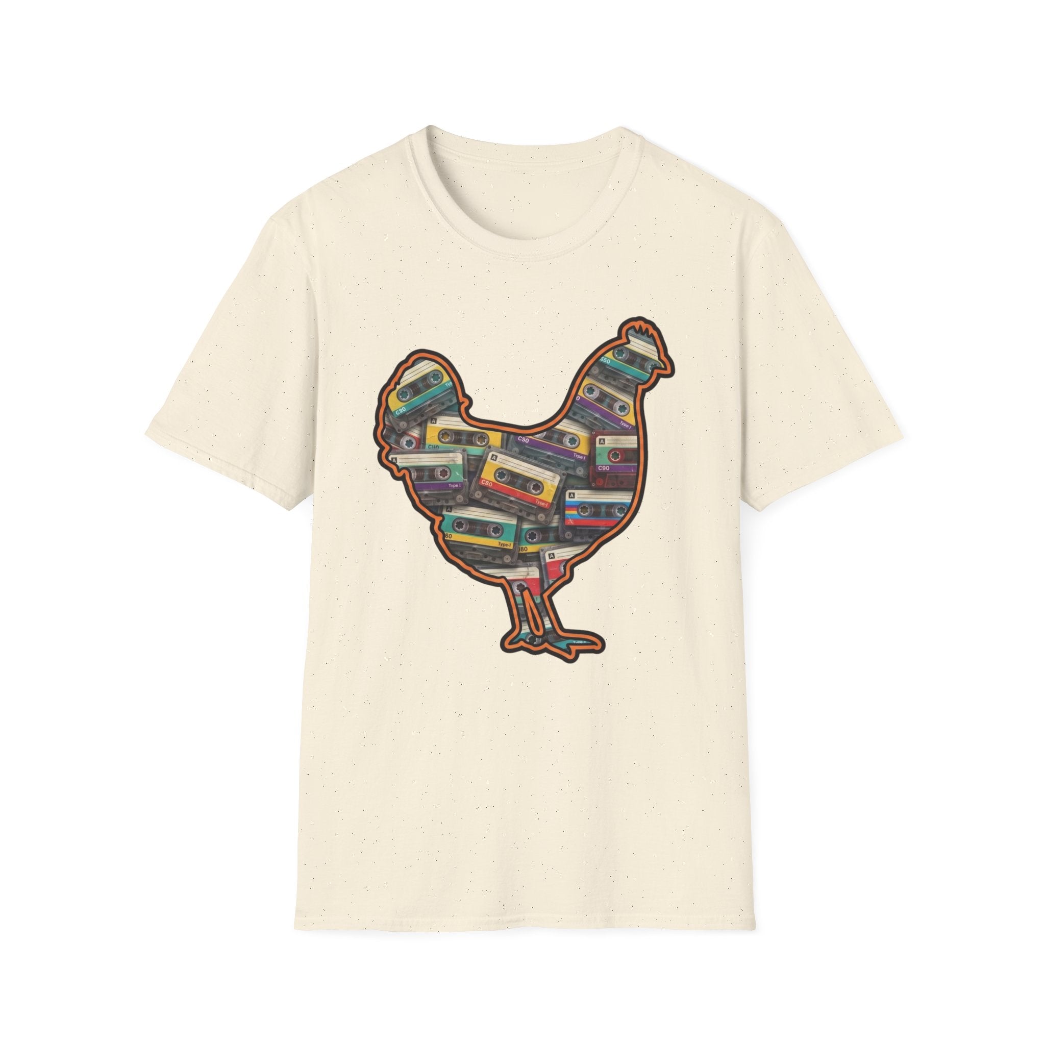 Hen Silhouette Cassettes T-Shirt