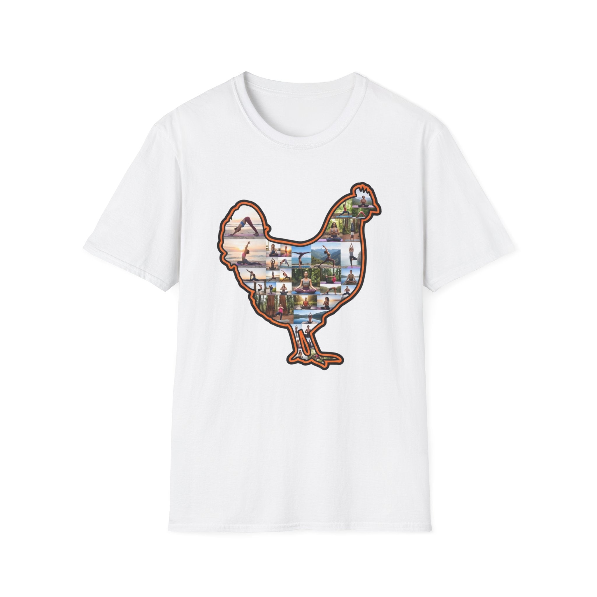 Hen Silhouette Yoga T-Shirt