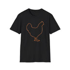 Hen Silhouette White T-Shirt