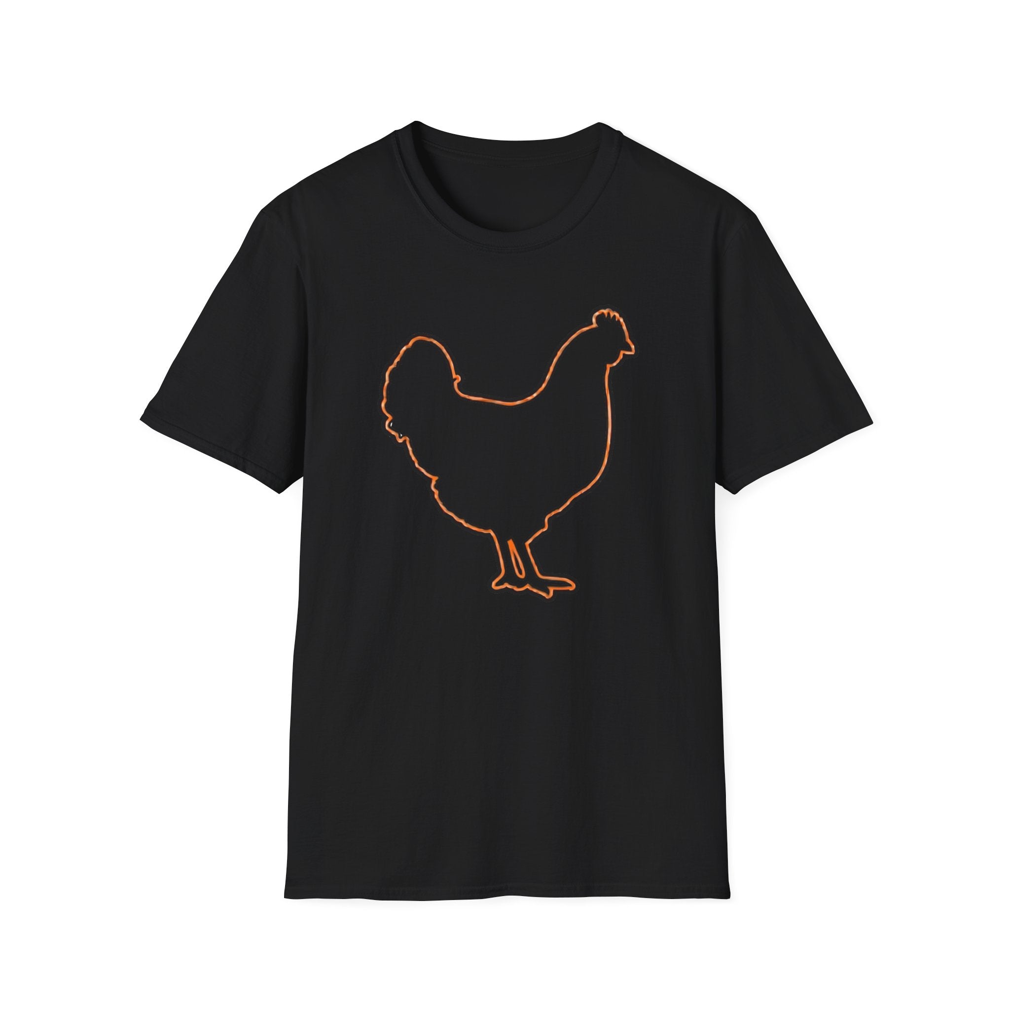 Hen Silhouette White T-Shirt