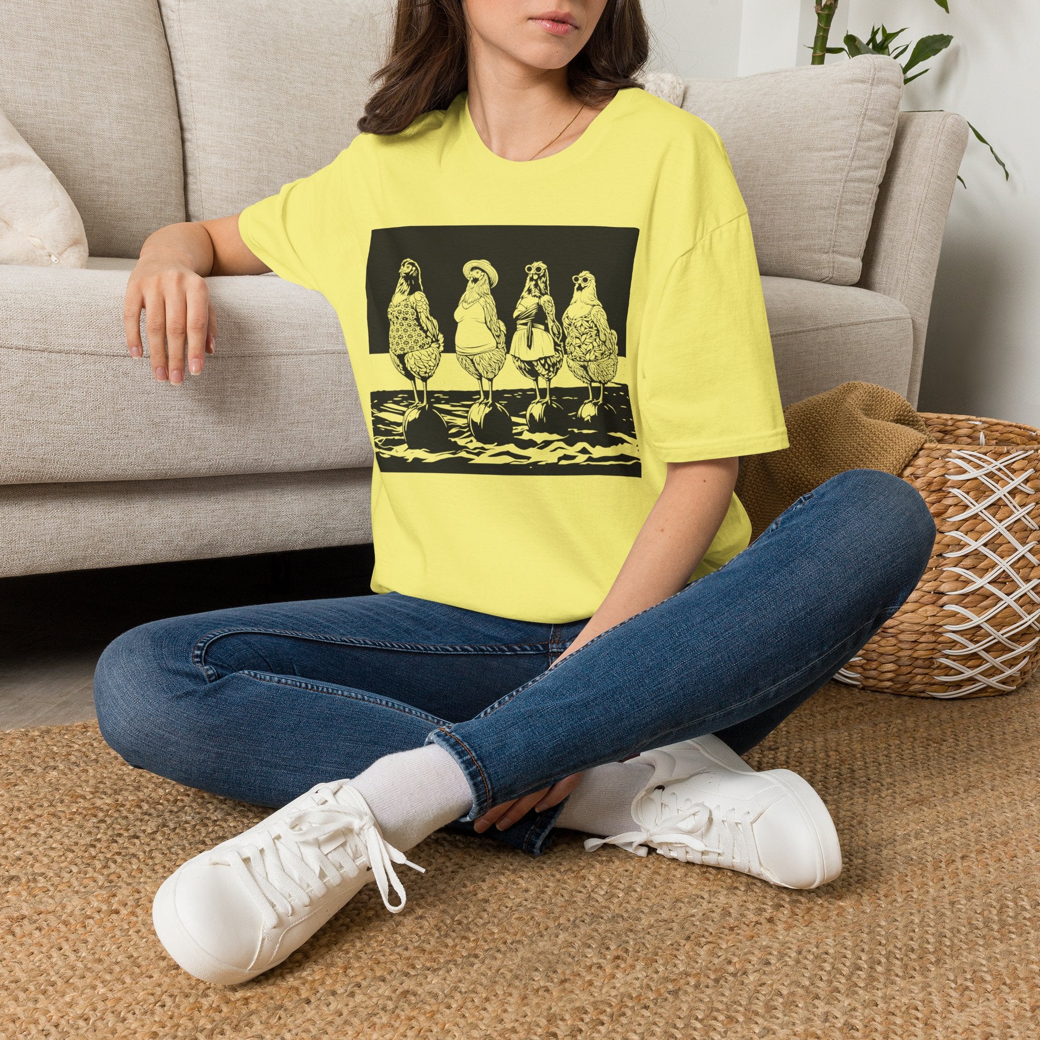Beach Ball Hens Dark T-Shirt