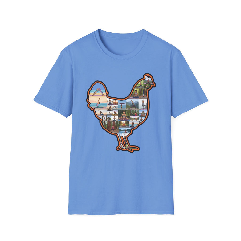 Hen Silhouette Yoga V T-Shirt