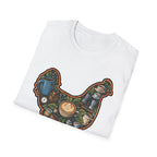 Hen Silhouette Coffee V T-Shirt
