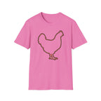 Hen Silhouette White T-Shirt
