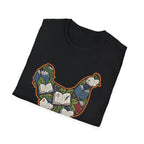 Hen Silhouette Books V T-Shirt