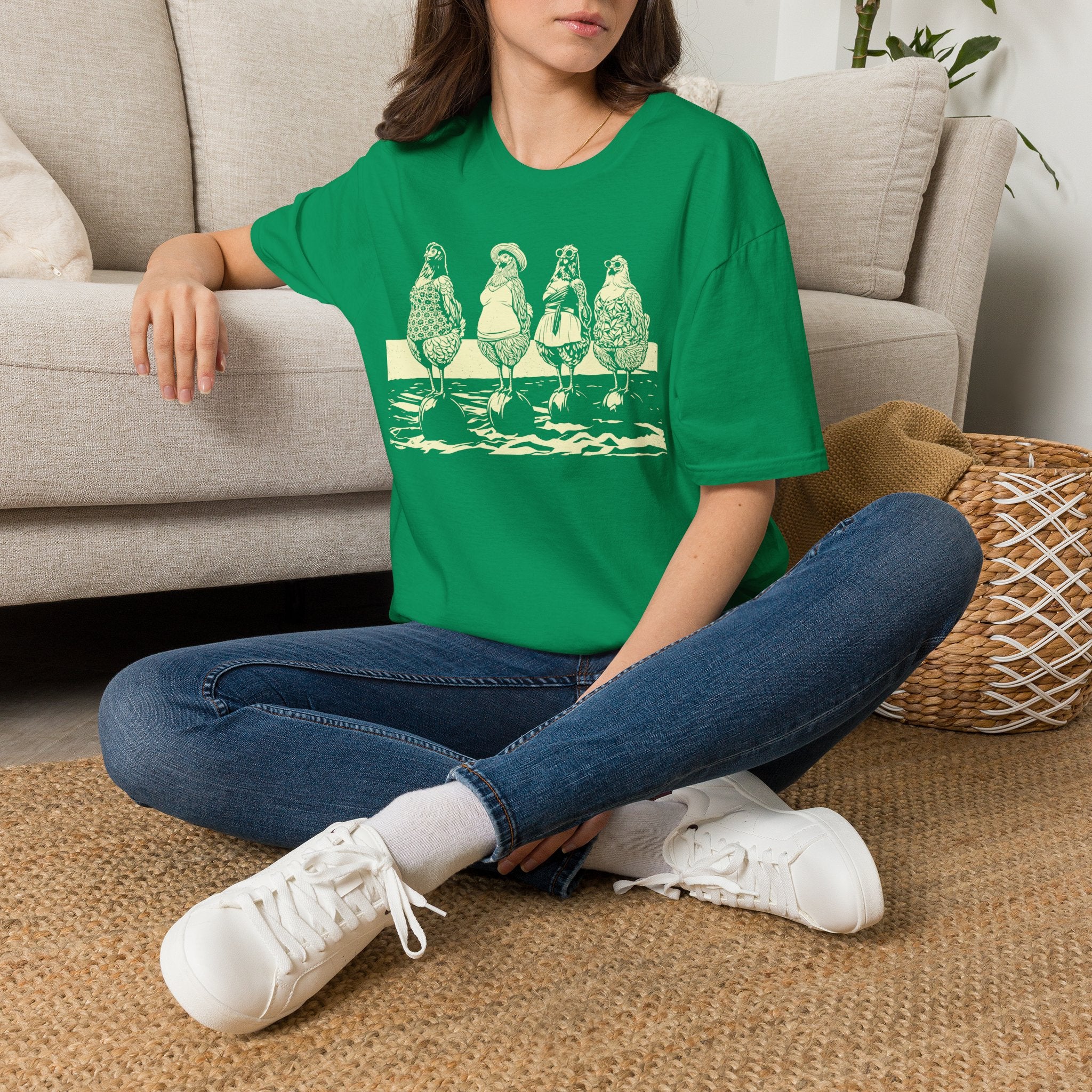 Beach Ball Hens Light T-Shirt