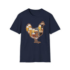 Hen Silhouette Beer V T-Shirt