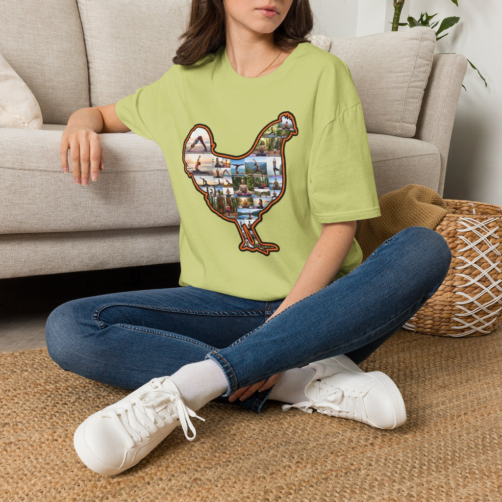 Hen Silhouette Yoga T-Shirt