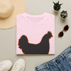 Hen Silhouette Black T-Shirt