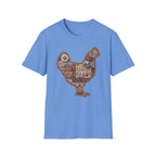 Hen Silhouette Needlepoint T-Shirt