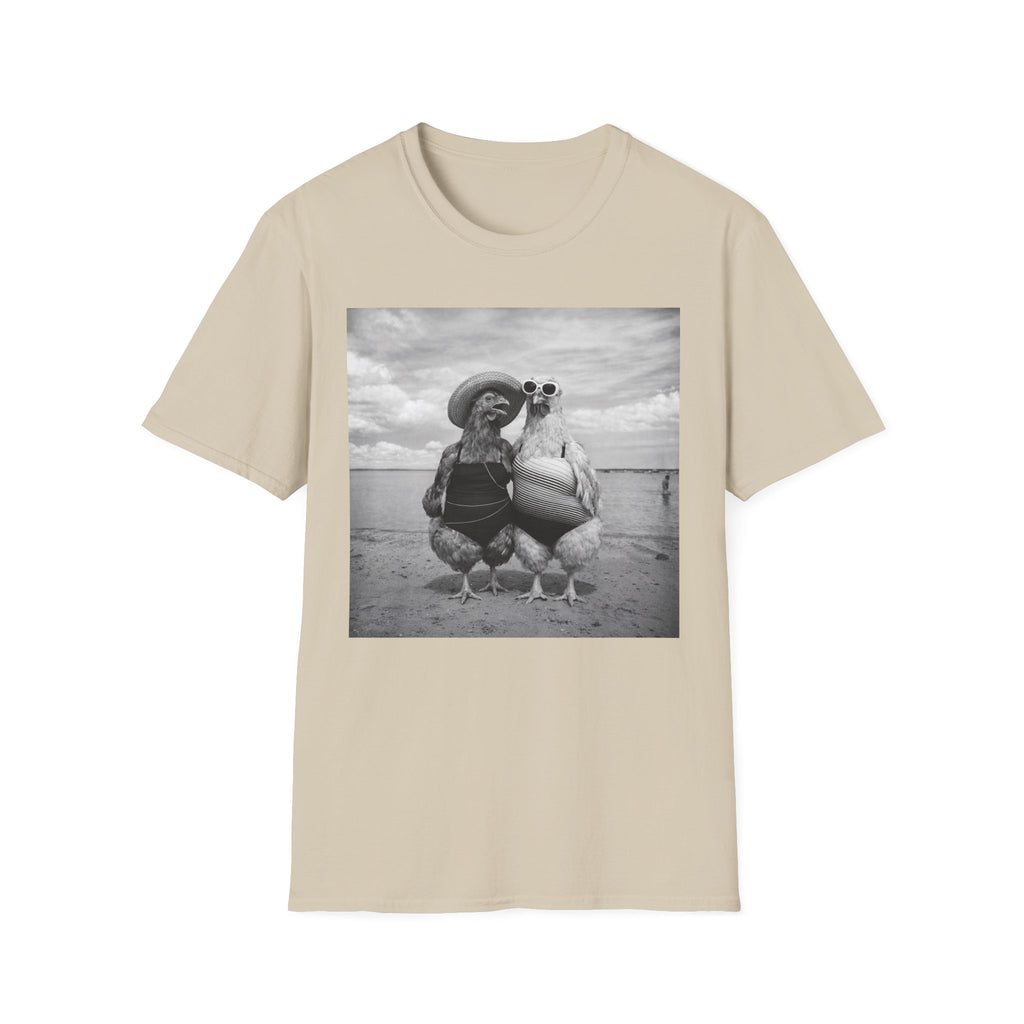 Day at the Beach B&W T-Shirt