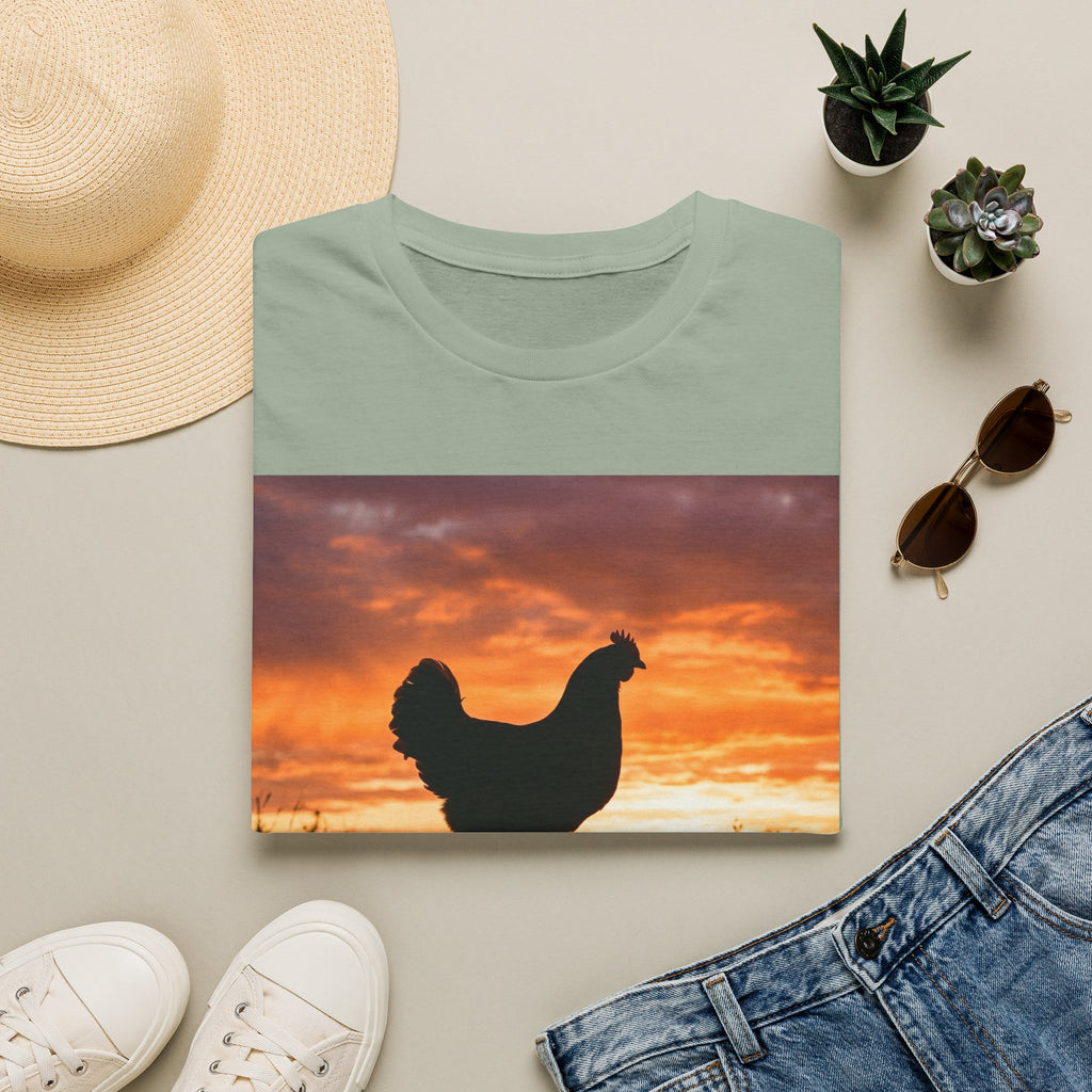Hen Silhouette Fence T-Shirt
