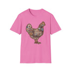 Hen Silhouette Needlepoint T-Shirt