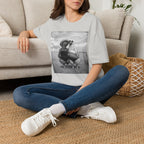 Day at the Beach B&W T-Shirt