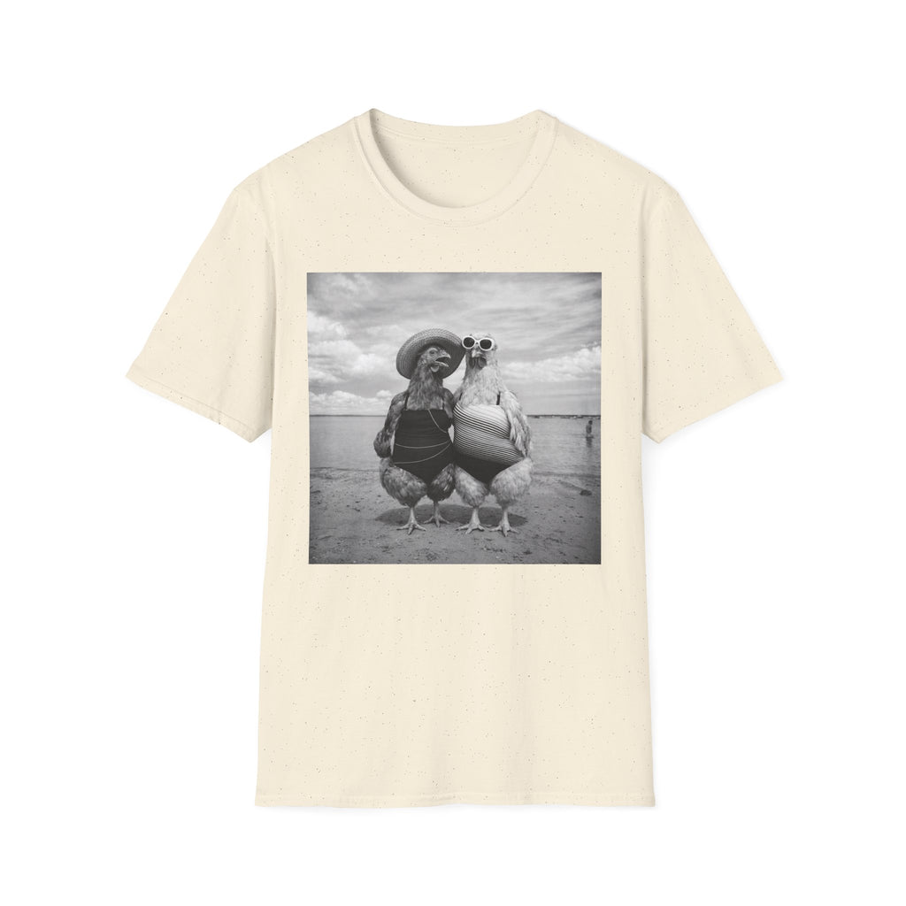 Day at the Beach B&W T-Shirt