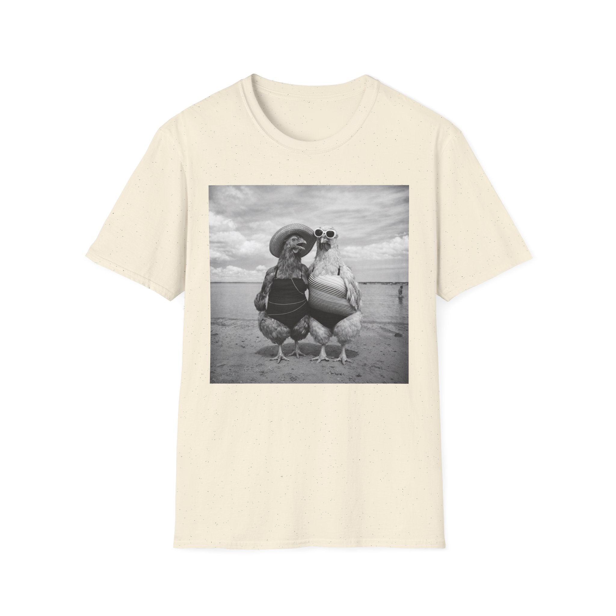 Day at the Beach B&W T-Shirt