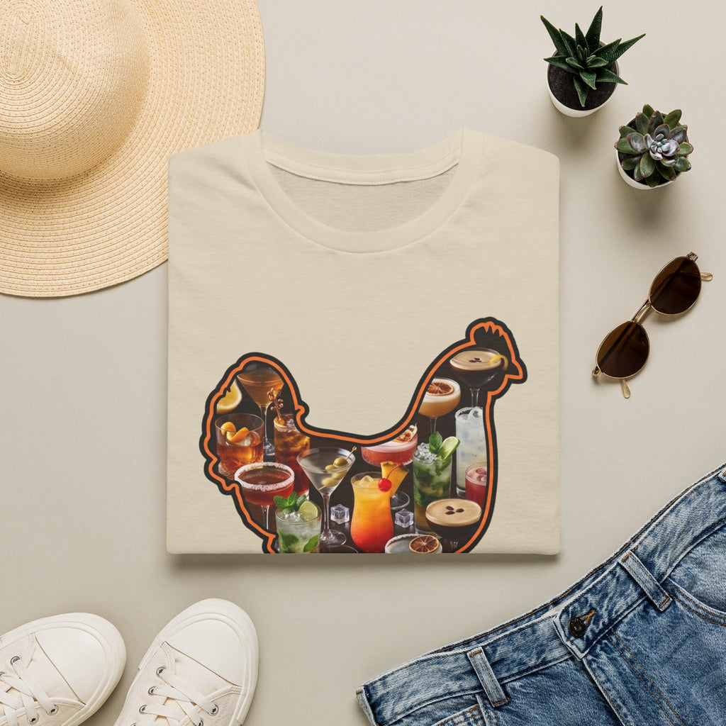 Hen Silhouette Cocktails T-Shirt